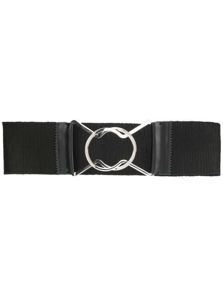 Mm6 Maison Margiela Elastic Belt - Black