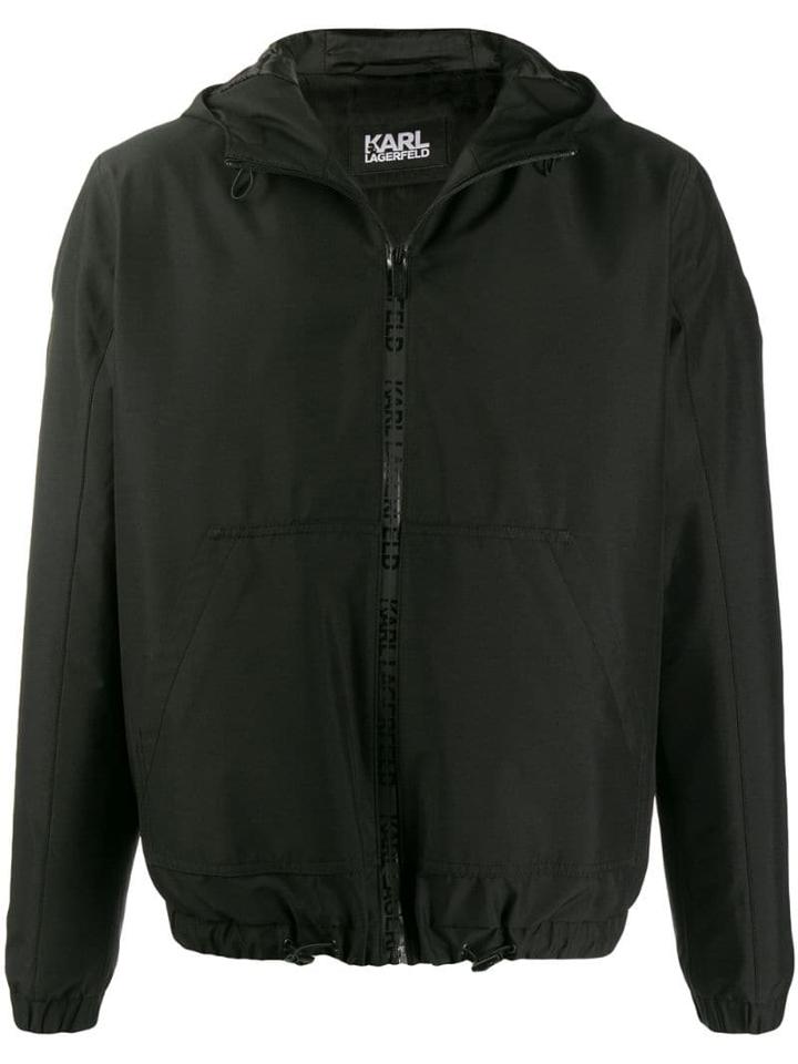 Karl Lagerfeld Hooded Jacket - Black
