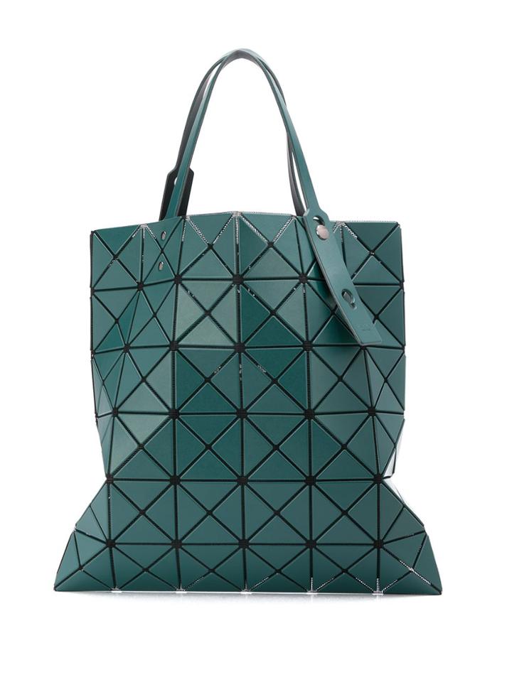 Bao Bao Issey Miyake Bi-texture Prism Tote Bag - Green