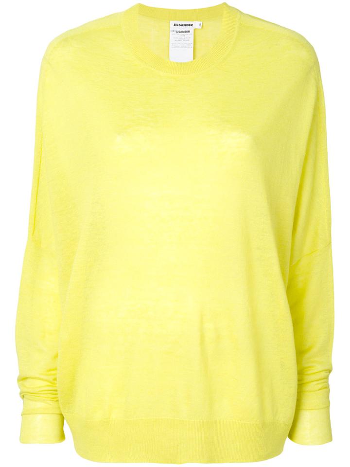Jil Sander Knitted Sweater - Yellow & Orange