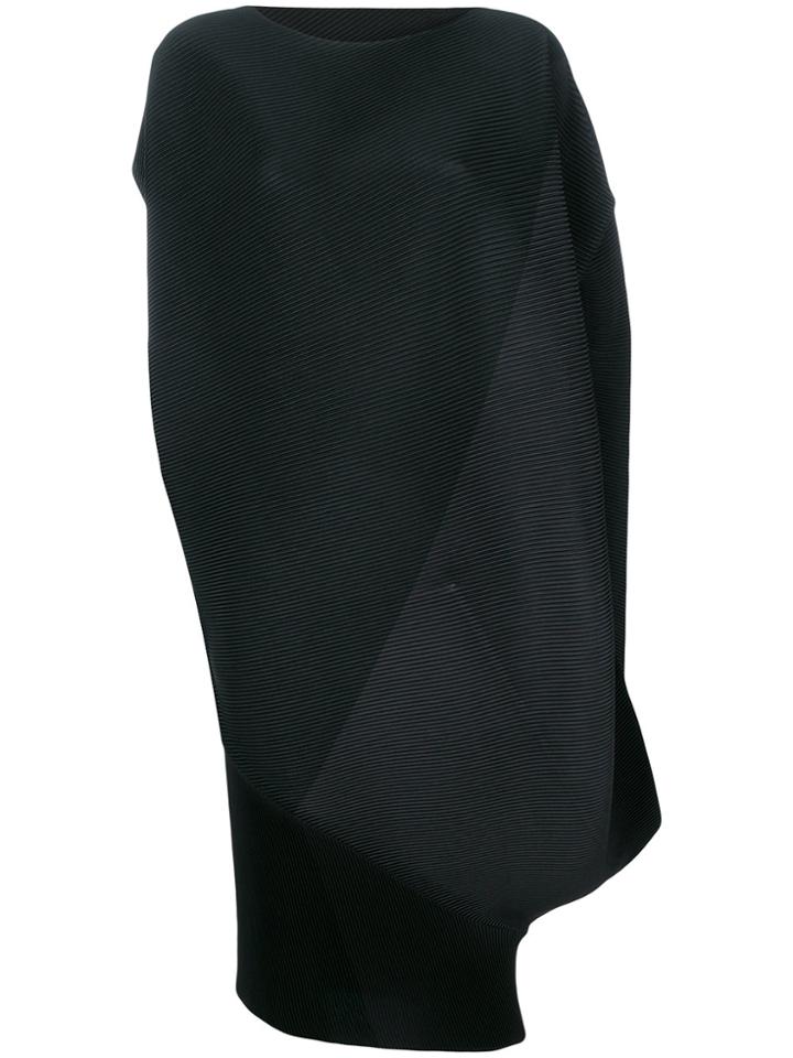 Issey Miyake Cape Dress - Black