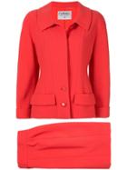 Chanel Pre-owned Setup Two-piece Skirt Suit - Pink