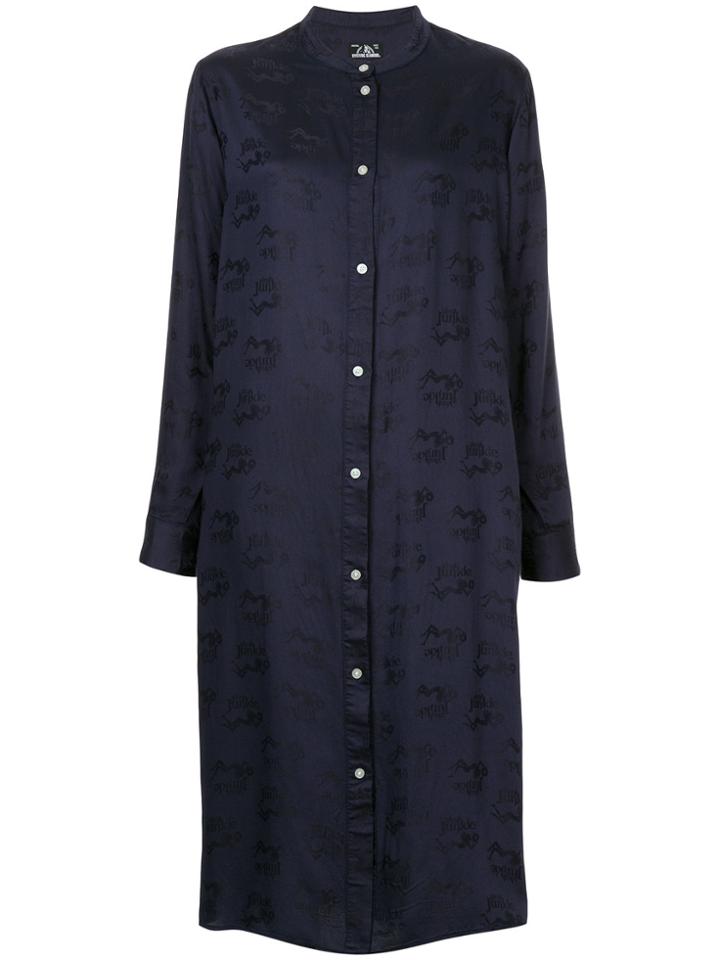 Hysteric Glamour Jacquard Shirt Dress - Blue