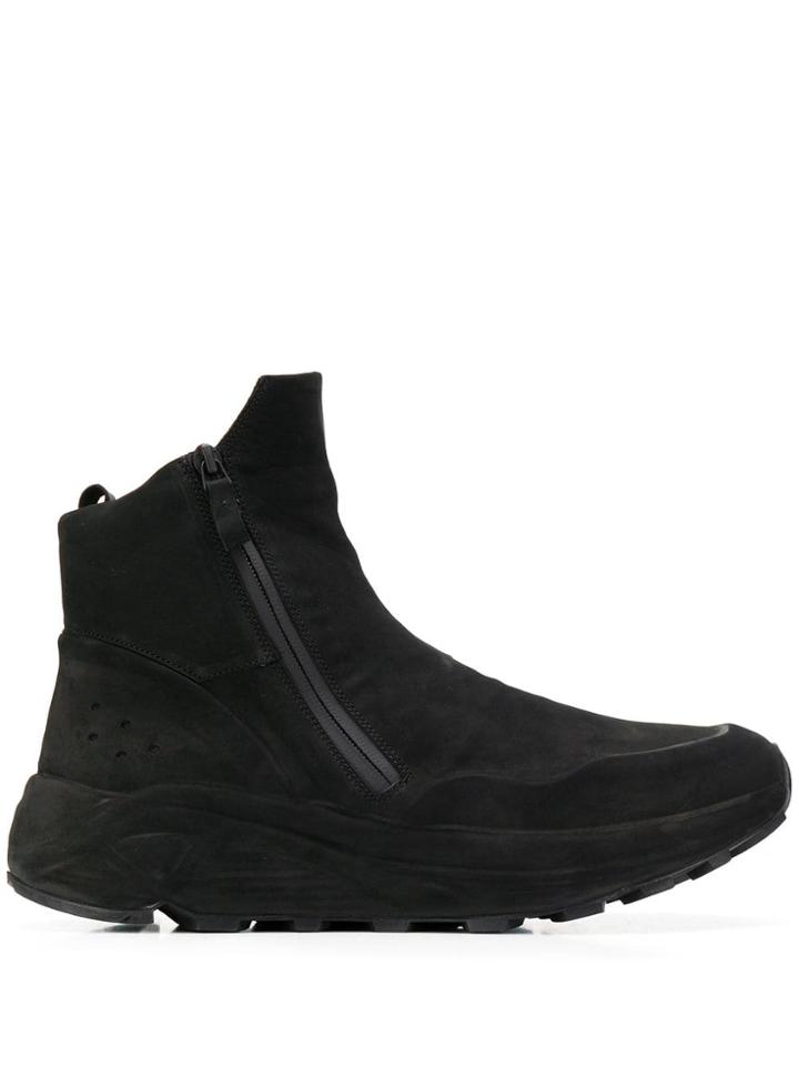Officine Creative Zip-up Leather Boots - Black