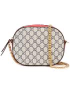 Gucci 'gg Supreme' Crossbody Bag, Red, Leather