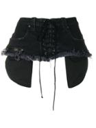 Unravel Project Corset Belt - Black