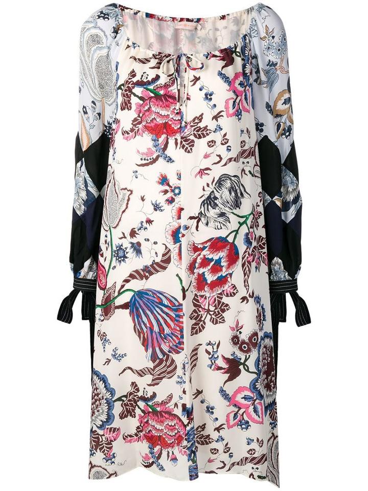 Tory Burch Floral Printing Dress - White