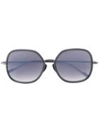 Courrèges - Windsor Oversized Sunglasses - Women - Acetate/metal - One Size, Grey, Acetate/metal