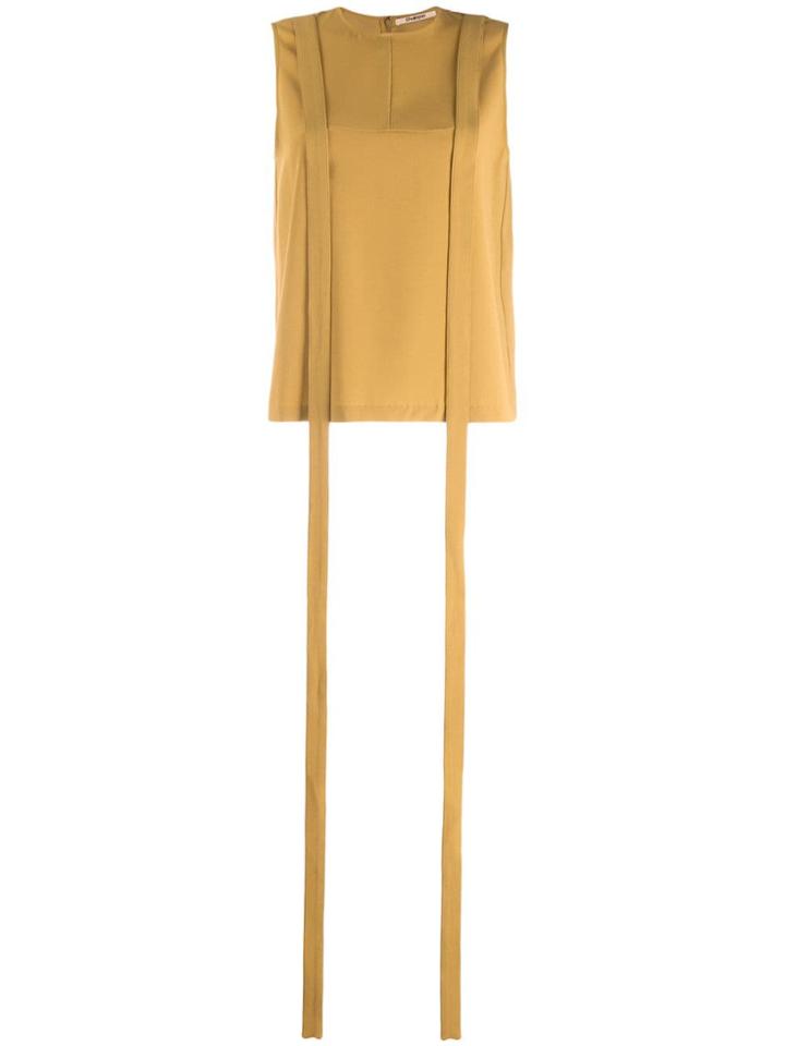 Chalayan Ribbon Blouse - Yellow