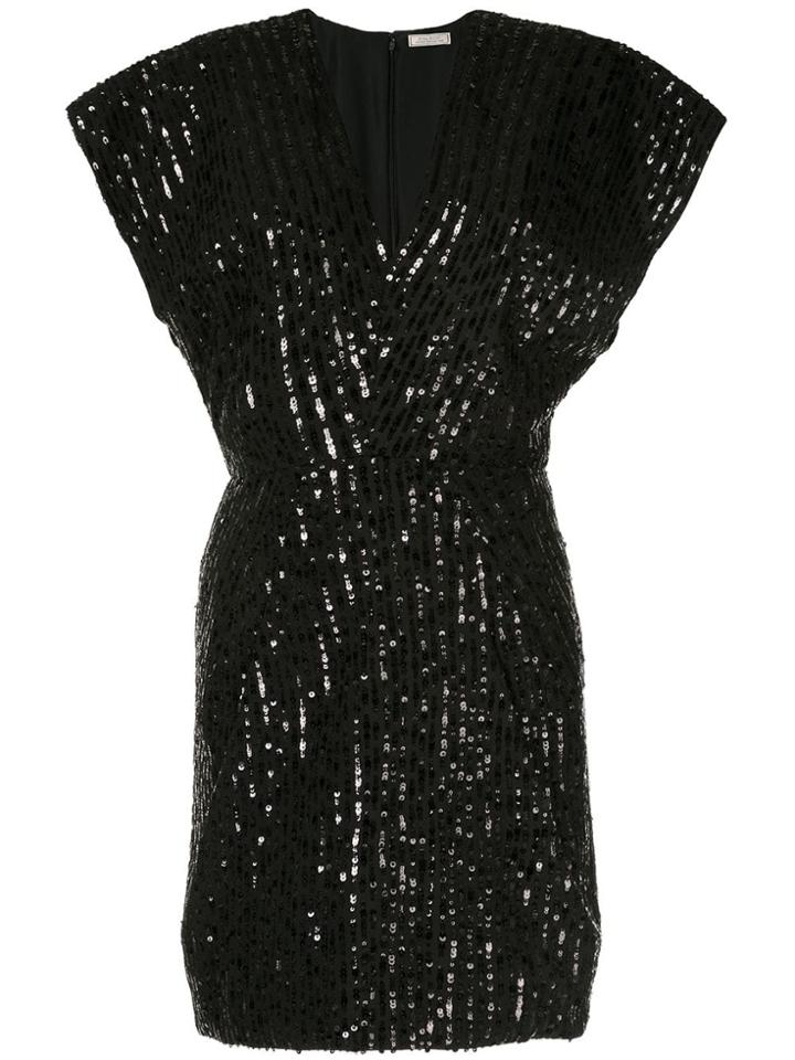 Nina Ricci Sequined Party Dress - Black