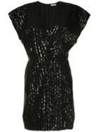 Nina Ricci Sequined Party Dress - Black