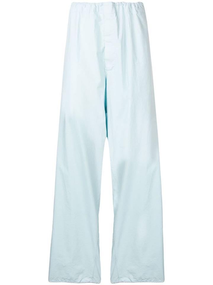 Aries Wide Leg Trousers - Blue