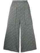 Stella Mccartney Monogram Knit Trousers - Grey