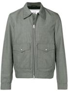 Ami Alexandre Mattiussi Patch Pockets Zipped Jacket - Grey