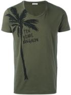 Tomas Maier Palm Three Print T-shirt - Green