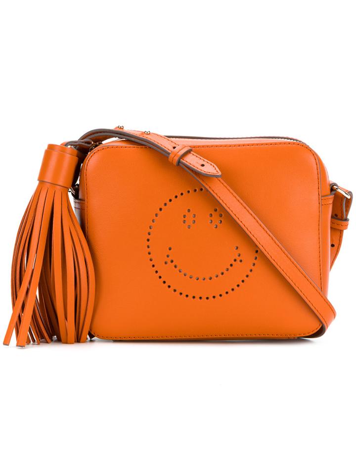 Anya Hindmarch Smiley Crossbody Bag - Yellow & Orange