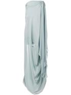 Jacquemus Light Blue Draped Dress