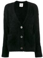 Semicouture Oversized Knitted Cardigan - Black