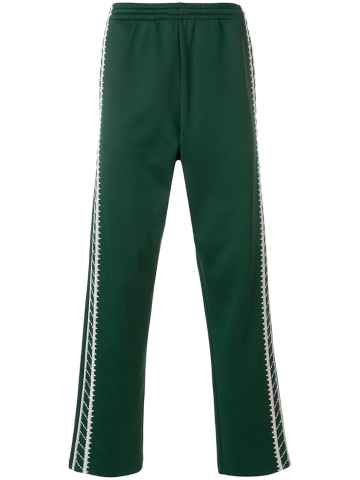 Valentino Beaded Trim Tracksuit Bottoms - Green