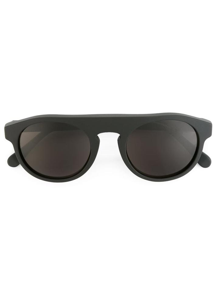 Retrosuperfuture Racer Sunglasses, Adult Unisex, Black, Acetate