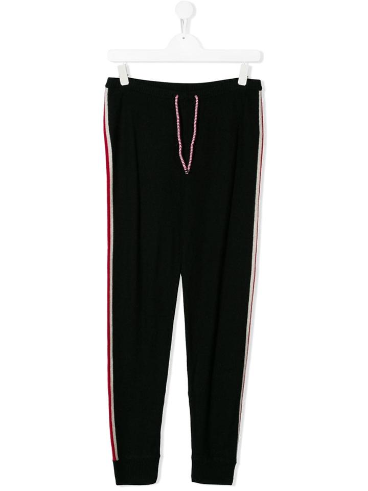 Douuod Kids Drawstring Slim-fit Dtrousers - Black