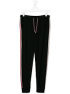 Douuod Kids Drawstring Slim-fit Dtrousers - Black