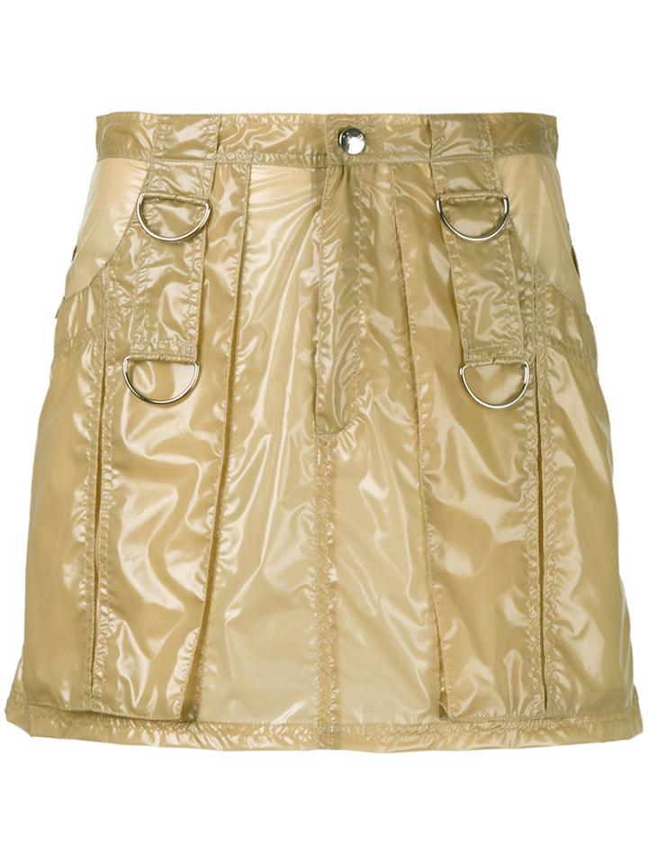 Misbhv - Short Raver Skirt - Women - Polyamide/polyurethane - M, Nude/neutrals, Polyamide/polyurethane