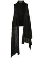 Mara Mac Knitted Vest - Black