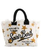 Mc2 Saint Barth Star Print Vanity Tote - White