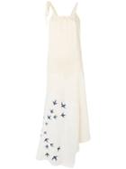 Jw Anderson Embroidered Detail Dress - White