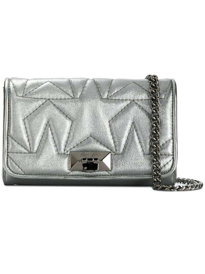 Jimmy Choo Helia Clutch - Silver