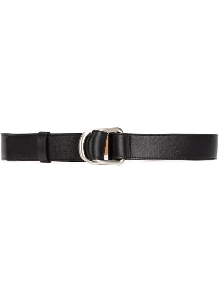 Michael Kors Collection Double Ring Belt - Black