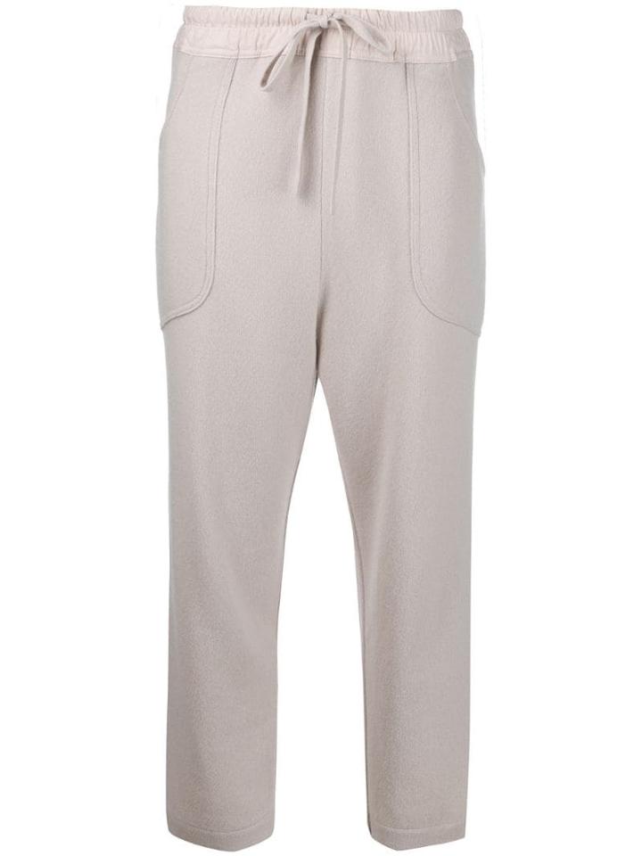 Gentry Portofino Cashmere Track Trousers - Neutrals