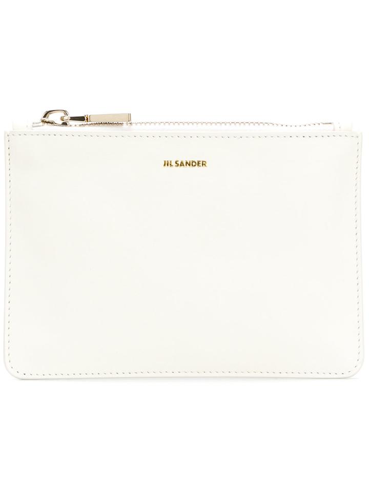 Jil Sander Envelope Wallet - White