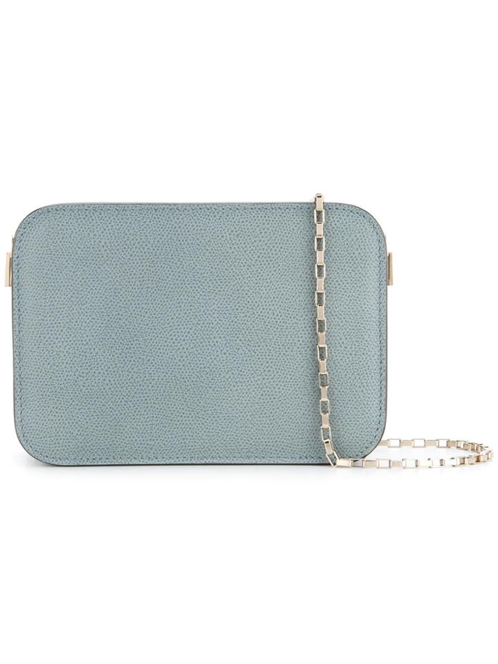 Valextra Dada Clutch Bag - Blue