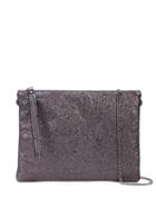 Fabiana Filippi Glitter Design Clutch - Grey