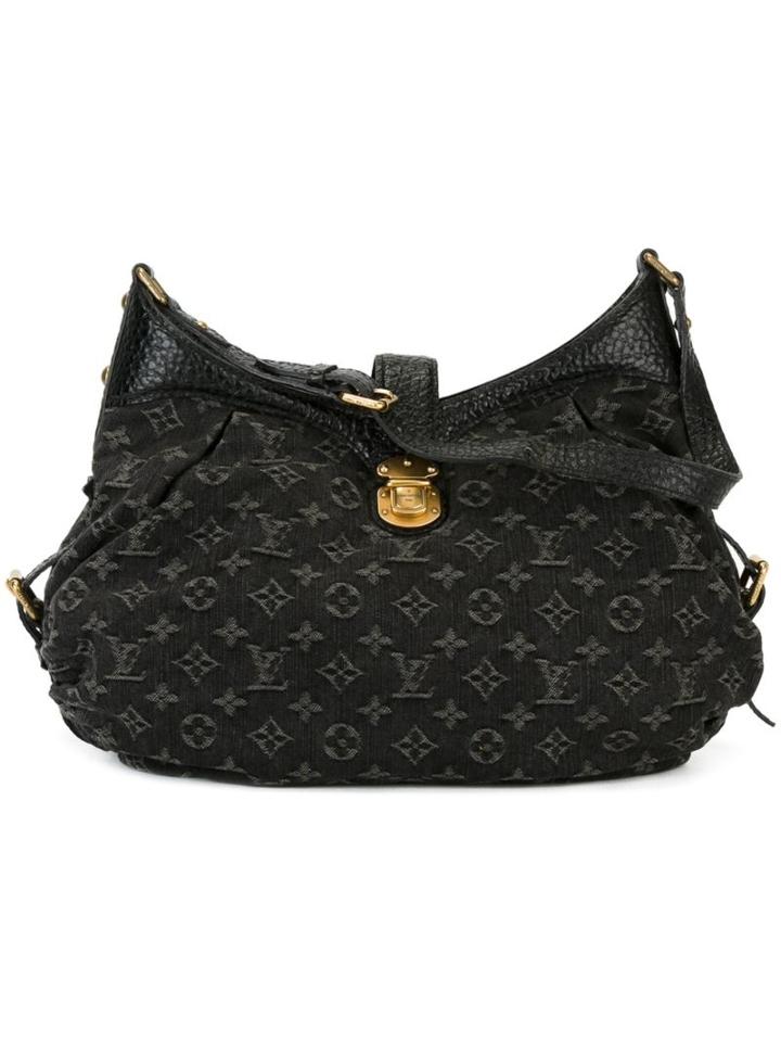 Louis Vuitton Vintage Monogram Tote, Women's, Black