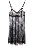 Twin-set Lace Slip Dress, Women's, Size: Small, Black, Polyamide