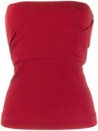 Rick Owens Bustier Top - Red
