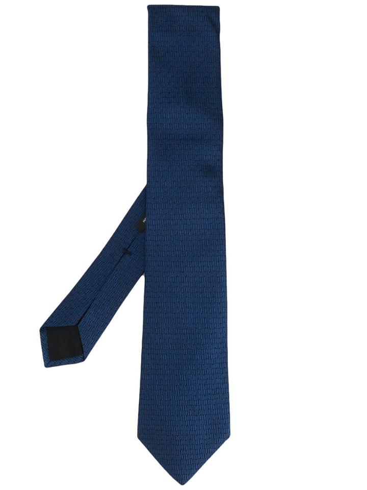 Boss Hugo Boss Geometric Pattern Tie - Blue