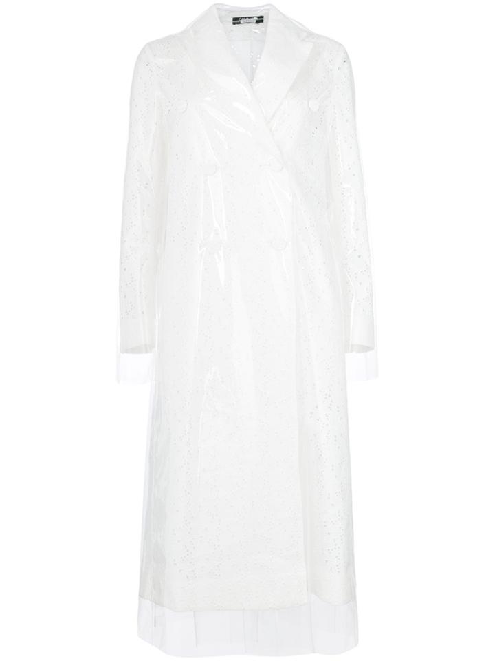 Calvin Klein 205w39nyc Broderie Anglaise Trench Coat - White