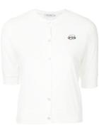 Guild Prime Short-sleeve Fitted Cardigan - White