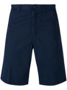 Michael Kors Chino Shorts, Men's, Size: 33, Blue, Cotton/spandex/elastane