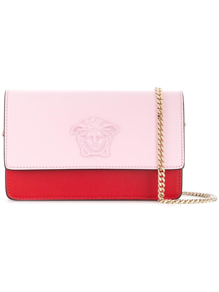 Versace Palazzo Medusa Shoulder Bag - Red