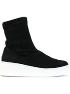 Robert Clergerie Platform Sole Ankle Boots - Black