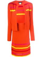 John Galliano Vintage Striped Knit Suit, Women's, Size: Medium, Yellow/orange