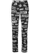Moschino All Over Print Denim - Black