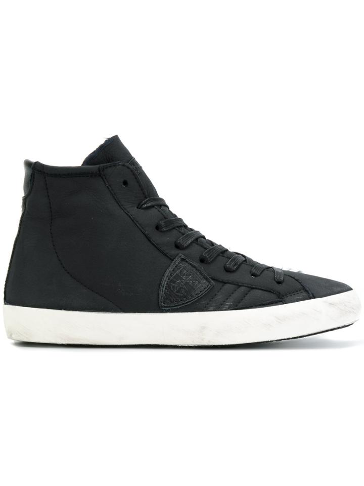 Philippe Model Paris Hi-top Sneakers - Black