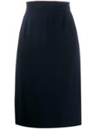 Gianfranco Ferré Pre-owned 1990's Straight Skirt - Blue