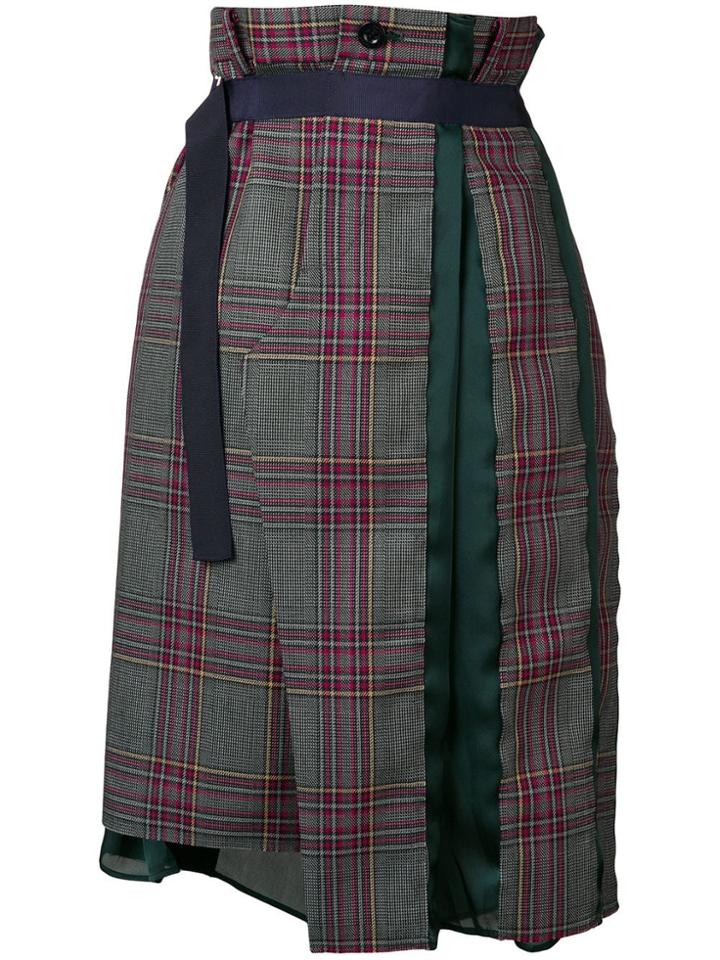 Sacai 18-04165323gray-pink - Grey
